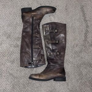 Vince Camuto Leather Riding Boots